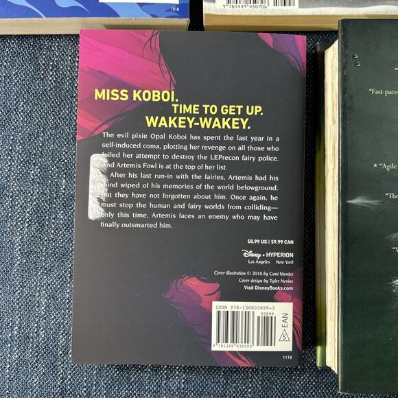 5 Artemis Fowl Series Books 1-4, 6 Eoin Colfer Paperbacks And Hardcover - Picture 11 of 12